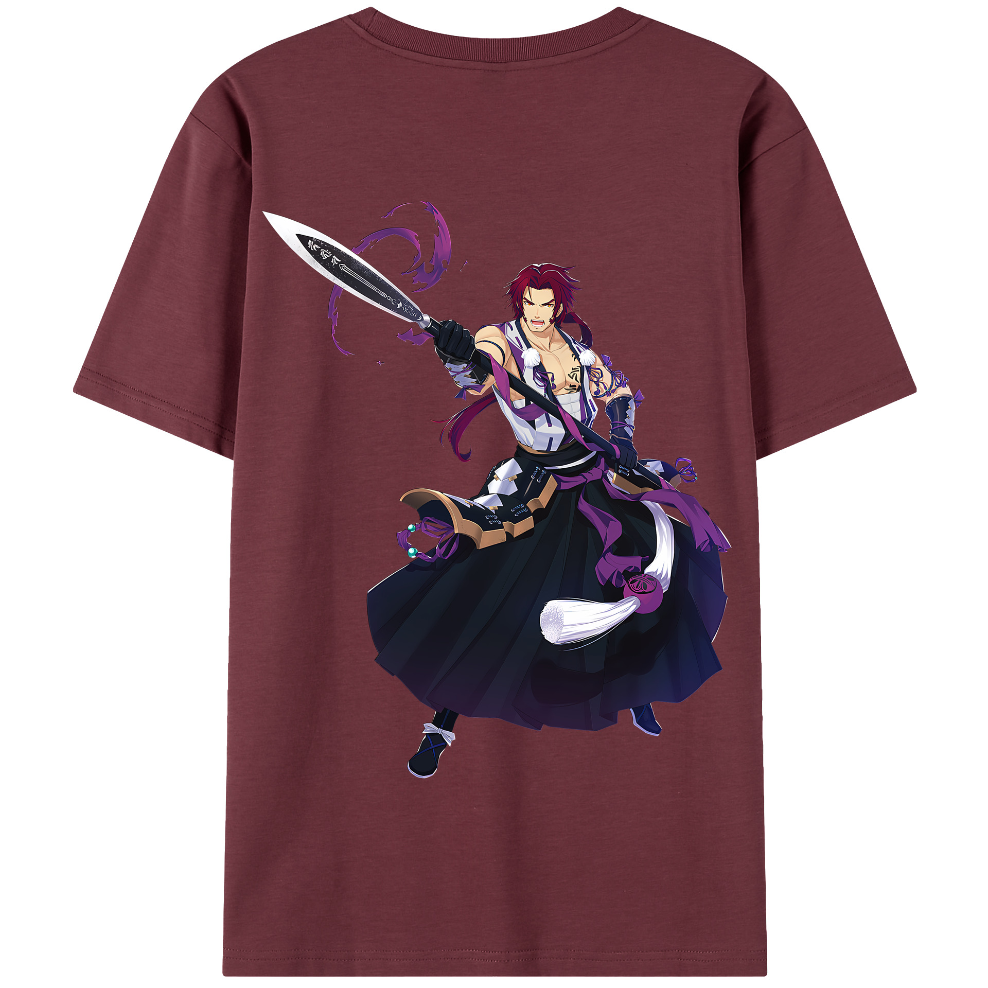（画像用） 刀剣乱舞 Touken Ranbu 綿100％半袖Tシャツ（背面プリント）